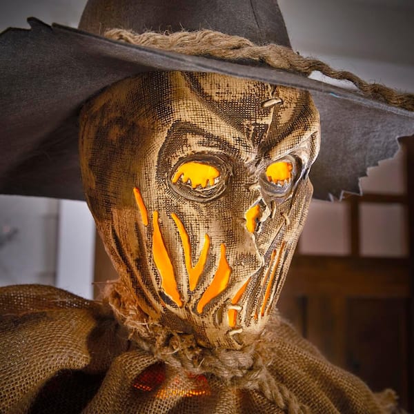 Flaming Scarecrow buy Animated Halloween Prop