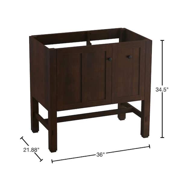 KOHLER Tresham 30 in. W x 22 in. D x 34.5 in. H Bathroom Vanity Cabinet without Top in Woodland