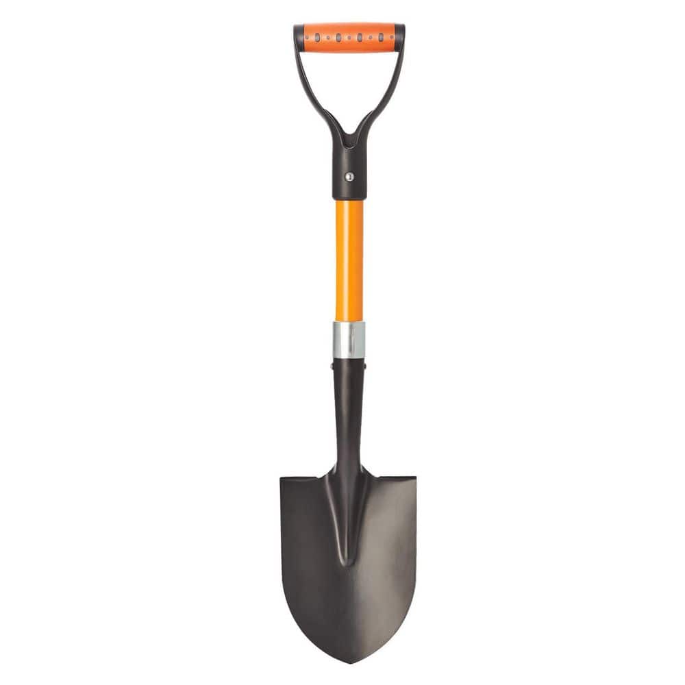 Overall Length 28 in., Handle 5 in. For Digging and More Small Garden Shove