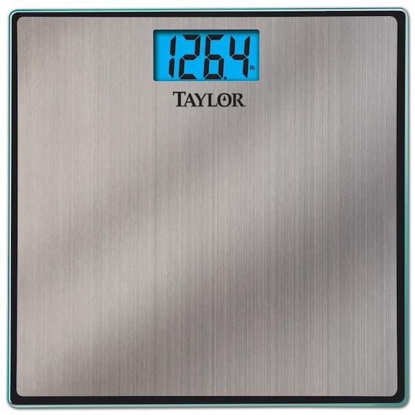 Taylor LCD Display Bath Scale in Stainless Steel