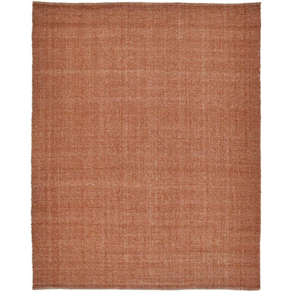 Solid Color Rags HomeRoots 2 ft. x 8 ft. Orange Solid Color Area Rug 2000514585 - The ...