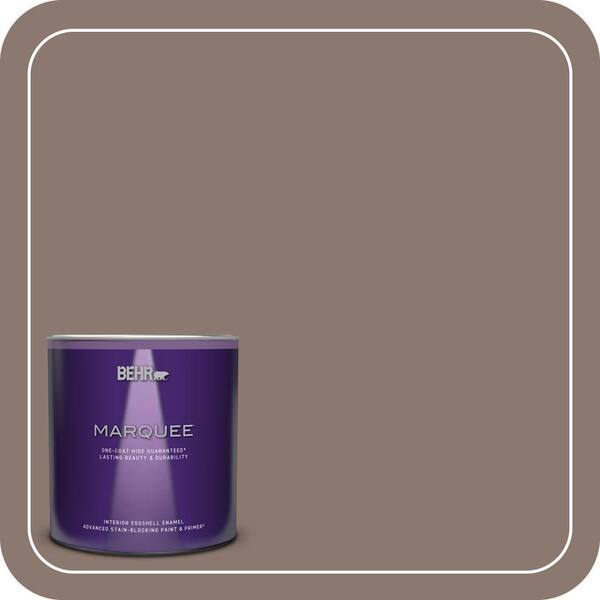 BEHR MARQUEE 1 qt. #PPF-41 Cedar Plank Eggshell Enamel Interior Paint & Primer