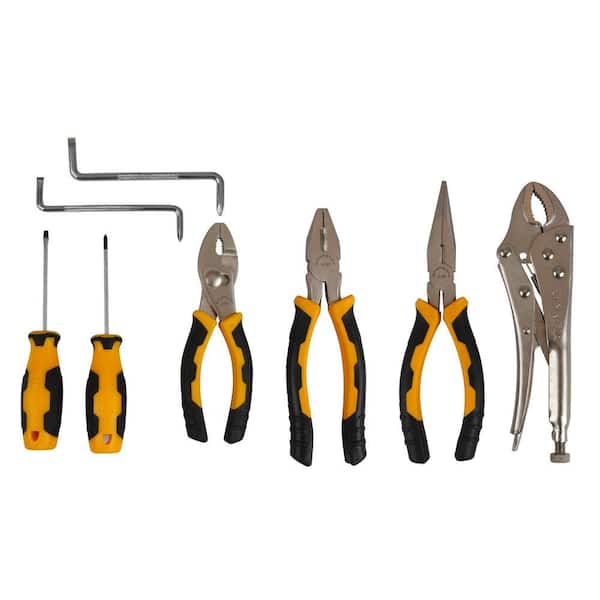 OLYMPIA Screwdriver Set, Pliers Set with Wire Cutter (8-Piece)