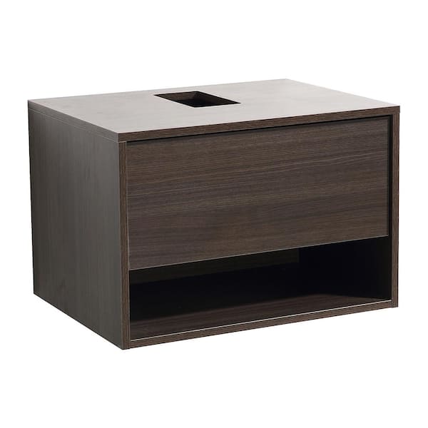 Potenza 28 in. Bath Vanity Cabinet without Top in Gray Oak Assembled