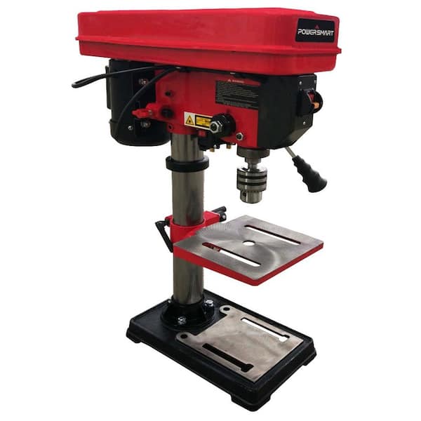 PowerSmart 10 in. 12-Speed Drill Press with Laser Guide