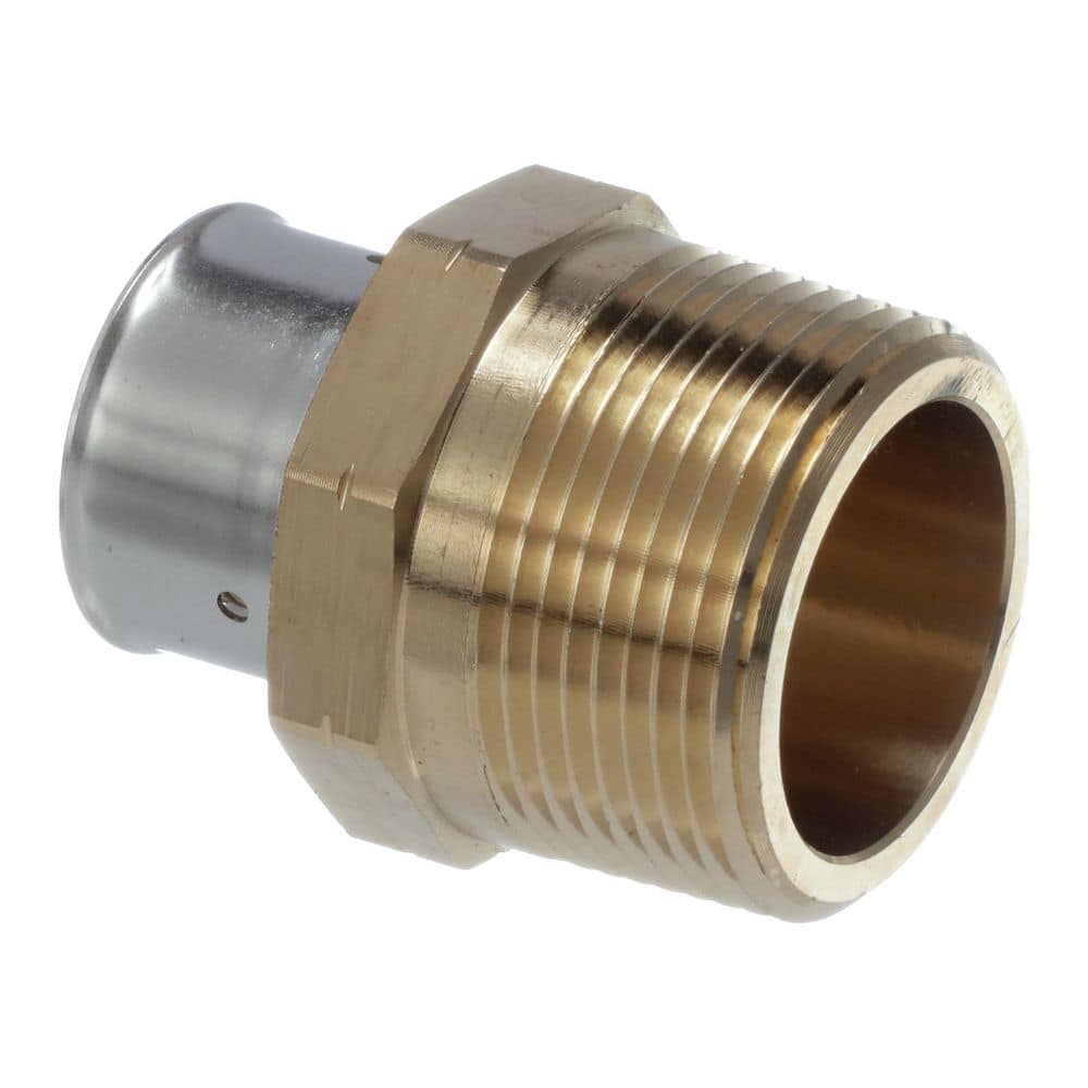 PureFlow 1 in. Press x 1-1/4 in. MPT Zero Lead Bronze Adapter (2-Pack) price history on PriceWatchPro
