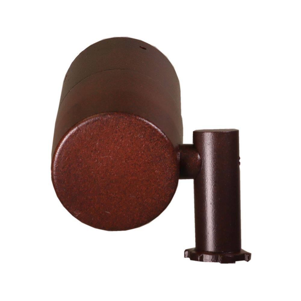Rust Aluminum Modern Outdoor Bullet Spotlight