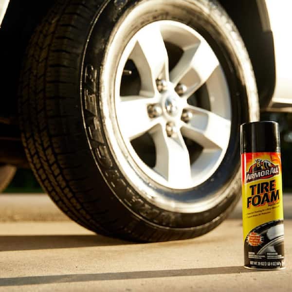 Tire Foam by Armor All, Tire Cleaner Spray Cars, Trucks, Motorcycles 20oz