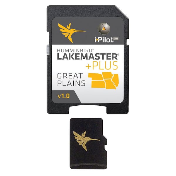 Humminbird LakeMaster PLUS Digital GPS Map Card - Great Plains V1