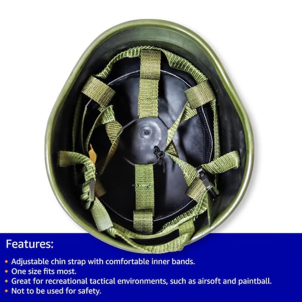 Tactical M88 ABS Tactical Helmet with Adjustable Chin Strap (Camouflage)
