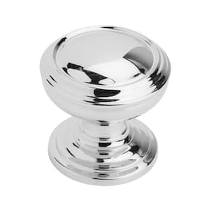 Revitalize 1-1/4 in. (32mm) Traditional Polished Chrome Round Cabinet Knob