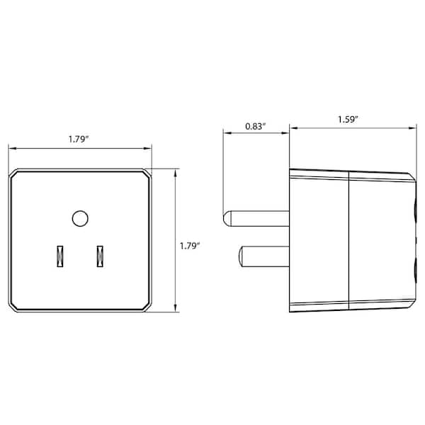 Feit Electric OneSync Landscape WiFi Bridge to Feit App Control 120-Volt  Plug SYNC/WIFI - The Home Depot