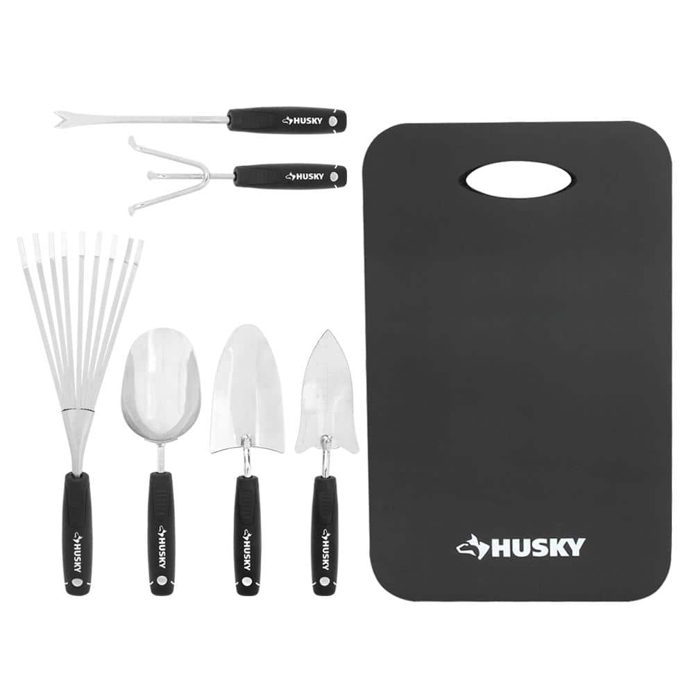 7-Piece Garden Tool Set - Gardening Kit- Trowel, Transplanter, Weeder, Soil
