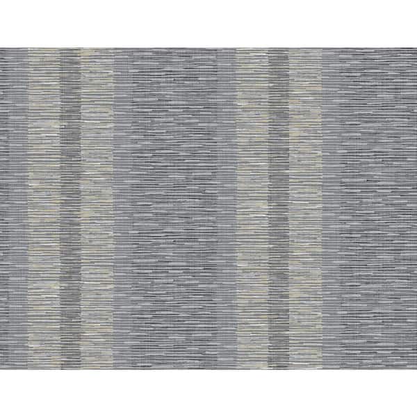 A-Street Prints Pezula Taupe Texture Stripe Taupe Wallpaper Sample