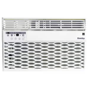 6,000 BTU (DOE) 115 Volts Window Air Conditioner Cools 250 Sq. Ft. with Remote in White