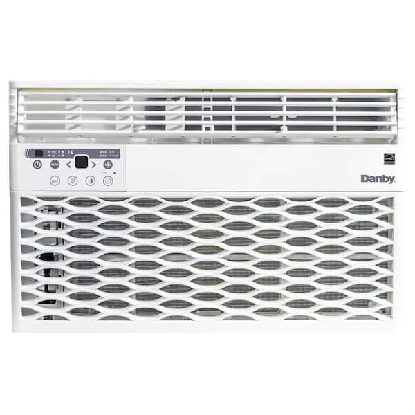 Danby 10,000 BTU 115V Window Air Conditioner Cools 450 Sq. Ft. with Remote Control in White