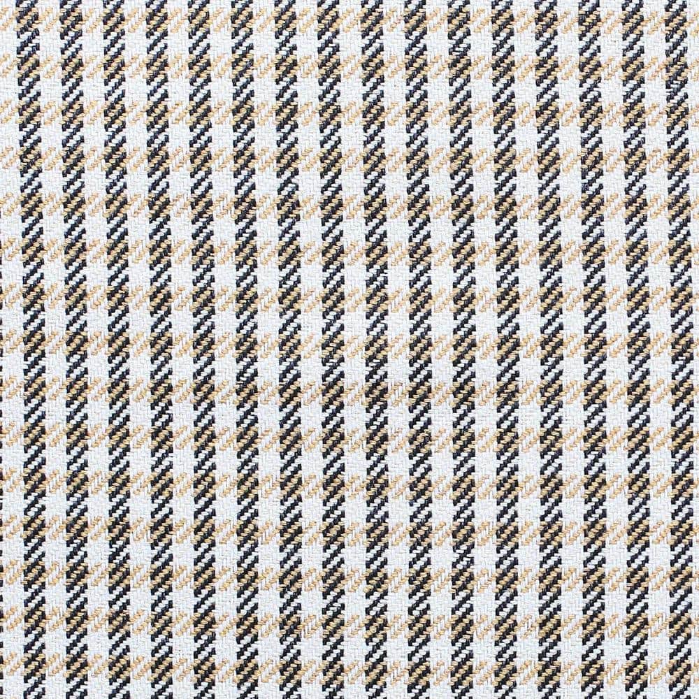 Boho-Chic Brown Houndstooth Jacquard 18" Throw Pillow Cover