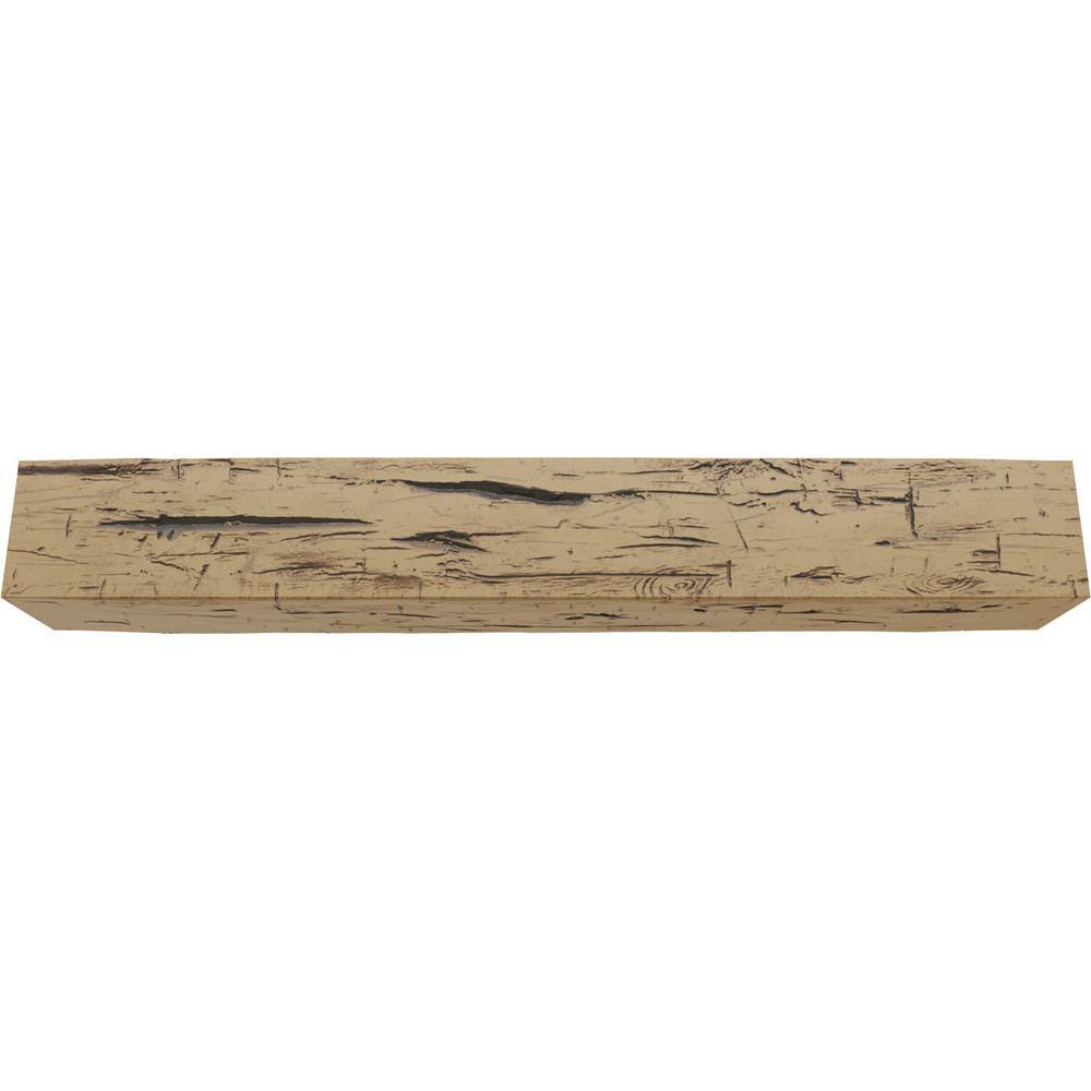 Natural Golden Oak Hand Hewn Faux Wood Ceiling Beam