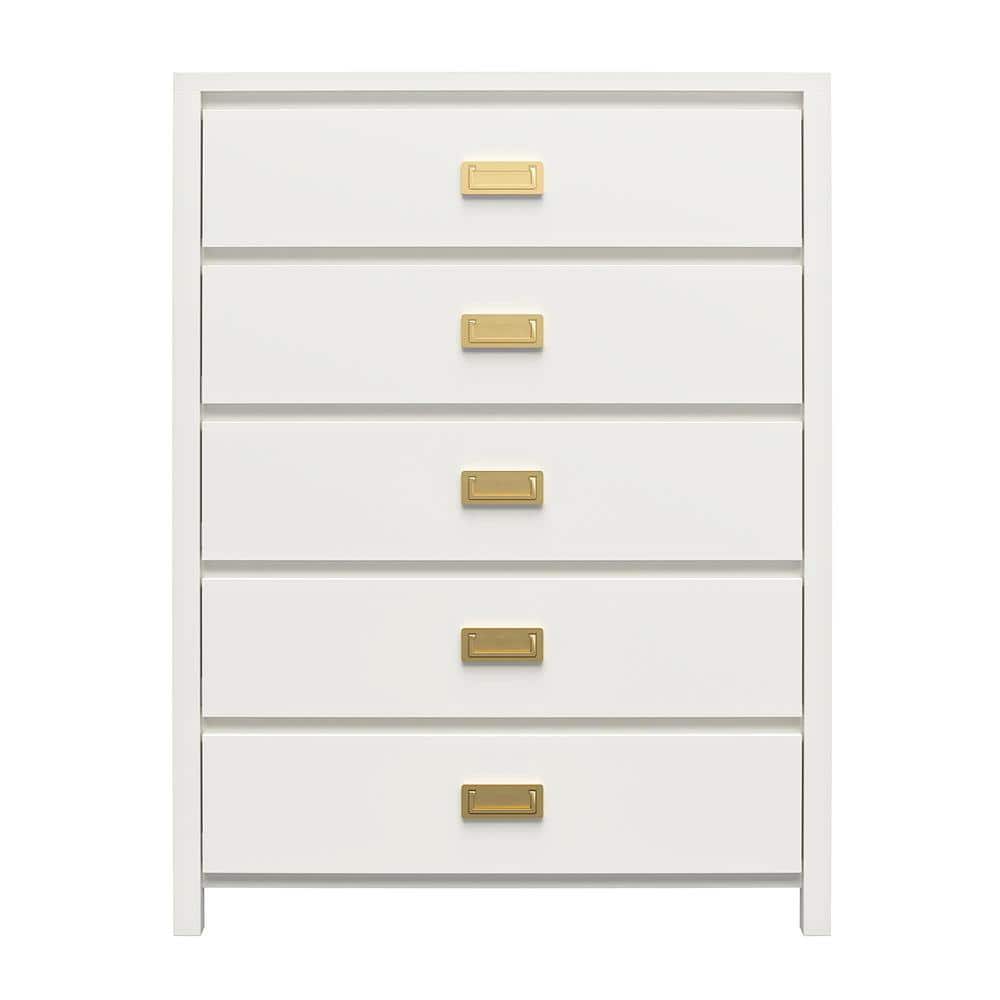 Monarch Hill Haven 36 in. 5-Drawer Kids Dresser, White -  Little Seeds, 6833013COMS