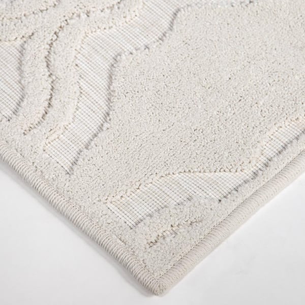 Cotton Blossom Off-White 4 ft. x 6 ft. Indoor/Outdoor Area Rug