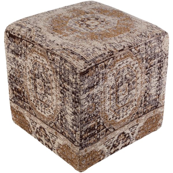 Livabliss Canova Gray Decorative Pouf