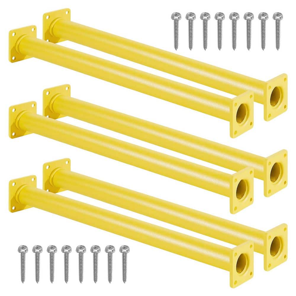 Set of 6 Yellow Monkey Bars for Backyard - Steel Playground Ladder Rungs for Outdoor Playset Safety Climbing Handles price history on PriceWatchPro