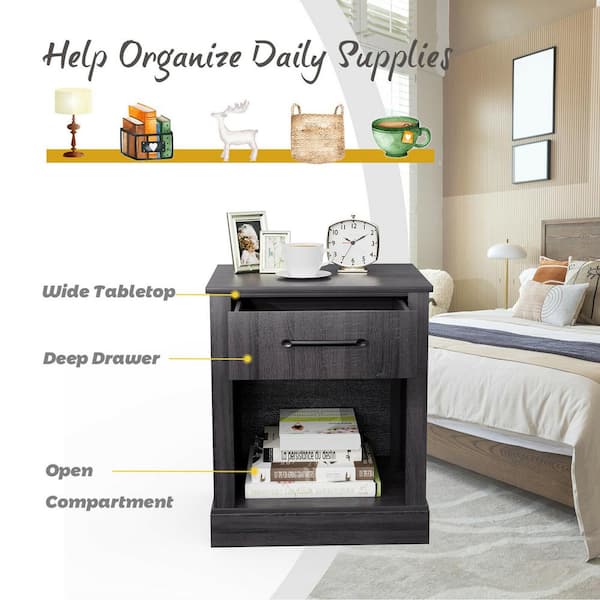 16 store wide nightstand