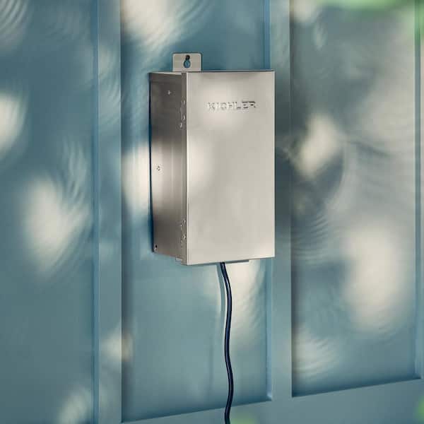 Contractor Series 150-Watt Stainless Steel Low Voltage Outdoor Landscape Light Transformer (1-Pack)