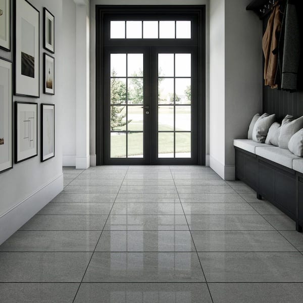 Calgary Armor 12 in. x 24 in. Polished Porcelain Floor and Wall Tile (17.02 sq. ft. /case)