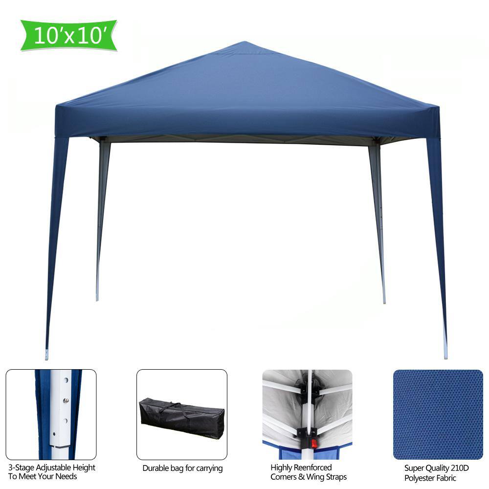 cenadinz 3 m x 3 m Practical Waterproof Right-Angle Folding Tent H ...