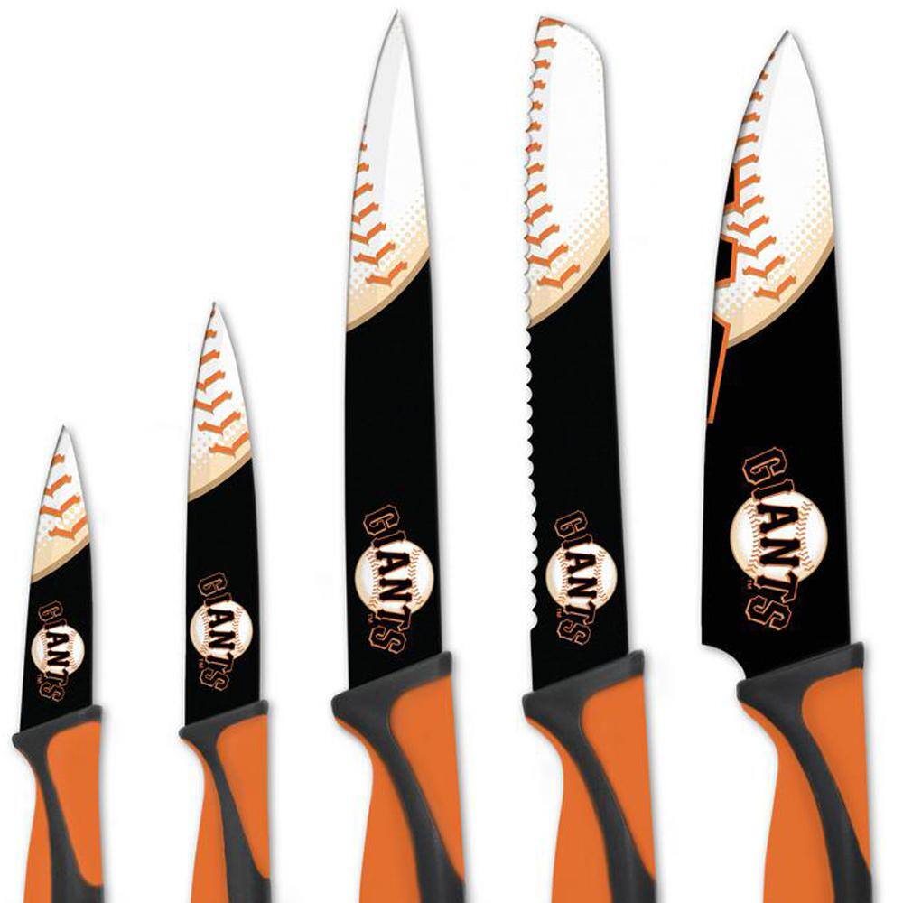 San Francisco Giants 5-Piece Stainless Steel Kitchen Knife Set