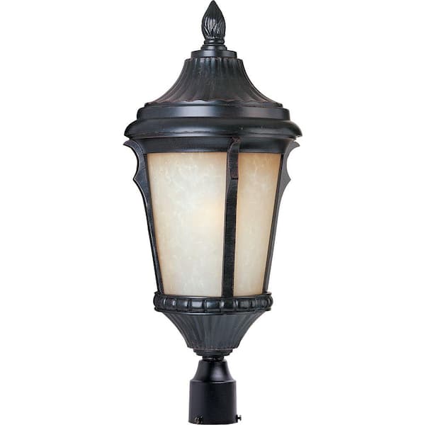Maxim Lighting Odessa 1-Light Espresso Outdoor Pole/Post Mount