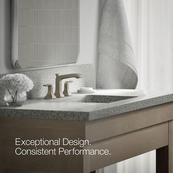 KOHLER Rubicon 8 in. Widespread 2-Handle Bathroom Faucet in