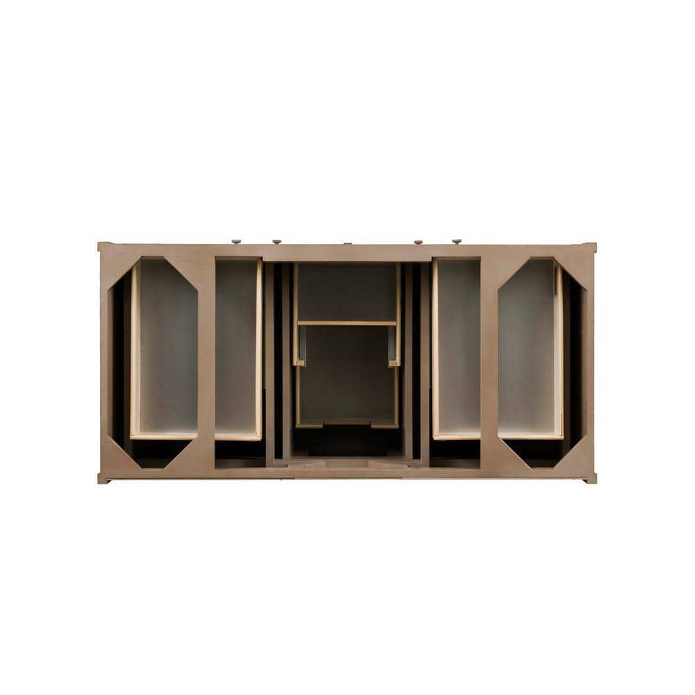 Chicago 48 in. W x 23.4 in.D x 32.5 in. H Single Vanity Without Top in Whit
