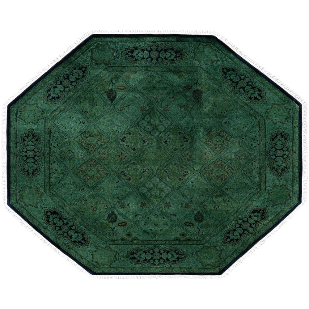 Fine Vibrance Green 5 X 8 Hand Knotted Wool Indoor Area Rug price history on PriceWatchPro
