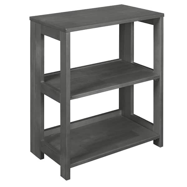 Regency Nemus 28 in. Grey 3-Shelf High Folding Standard Bookcase