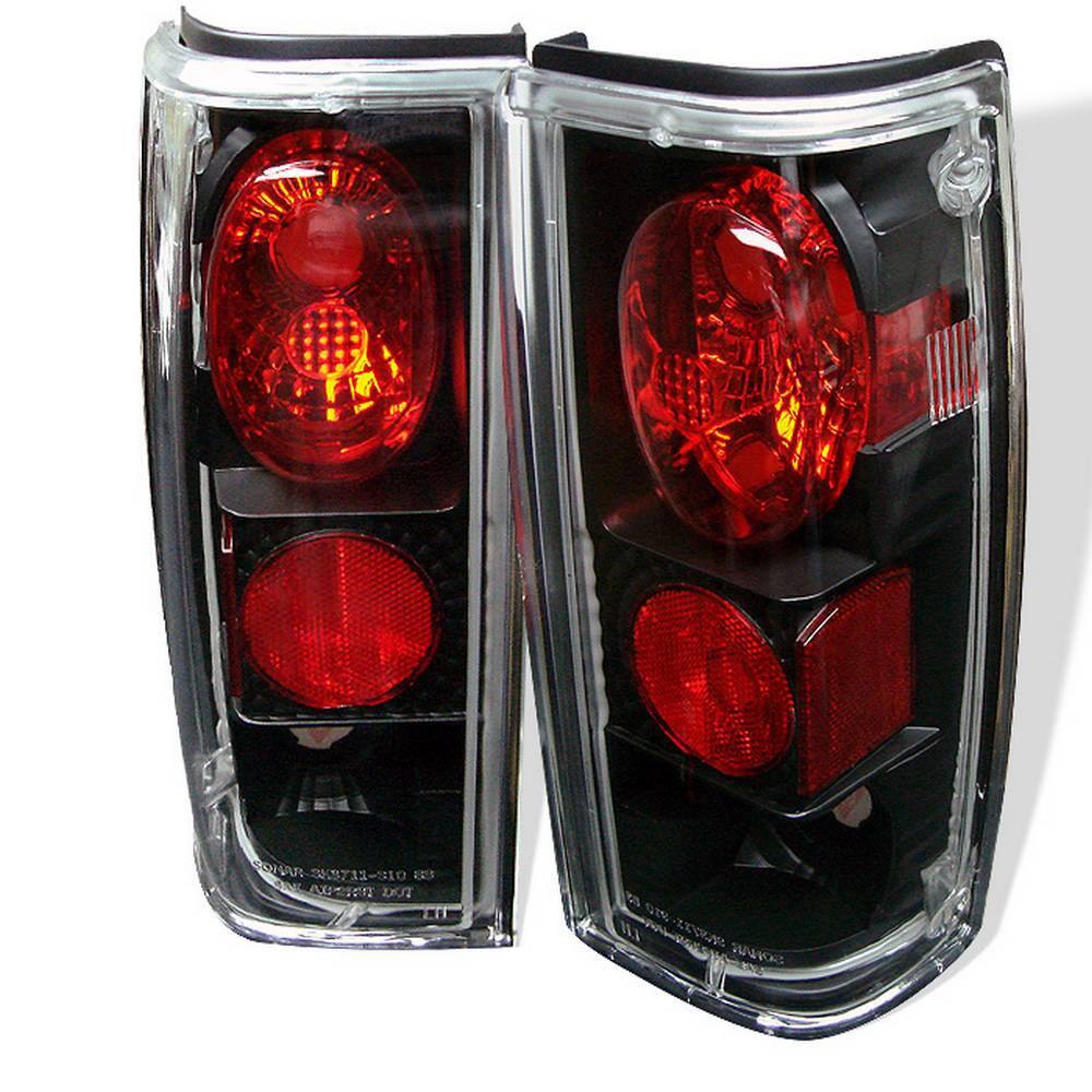For Chevy S10 Pickup S-15 Somona Izusu Hombre Red Clear Tail Lights Brake Lamps Replacement Left Right 