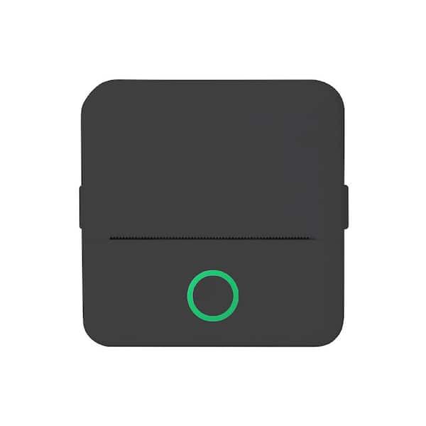 C CORE INNOVATIONS - Wireless Mini Portable Thermal Printer Label Maker, Paper Included for Android and iOS Phone, Black