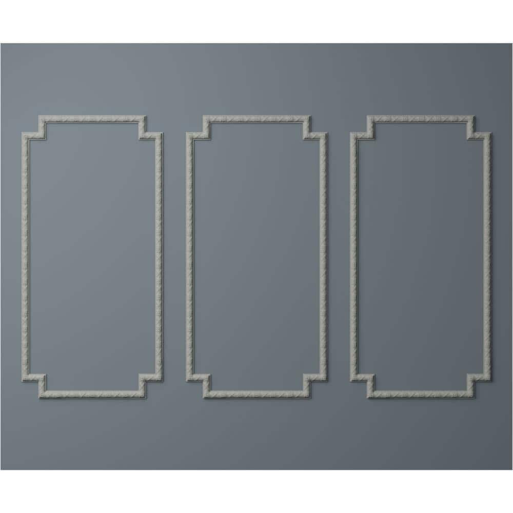Sellek 31"W x 62"H Gray Urethane Panel Moulding Kit