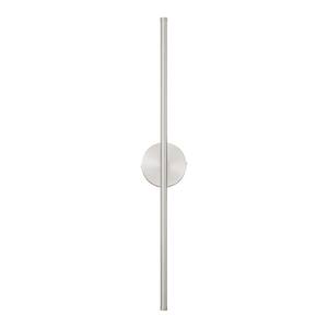 Aidan 27.5 in. 1-Light Chrome Linear Dimmable LED Wall Sconce