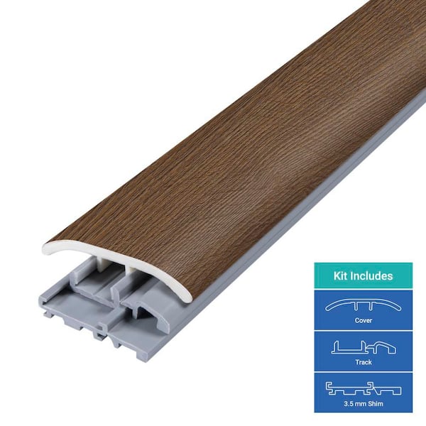 Coco Twilight 0.31 in. T x 2 in. W x 78.7 in. L Vinyl 4-in-1 Molding