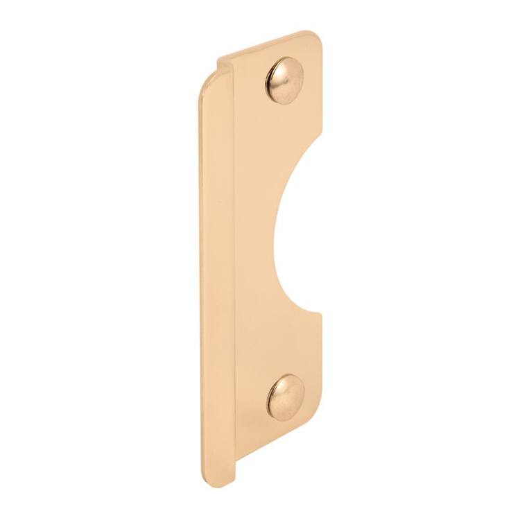 Prime-Line Brass Plated Steel Out-Swinging Latch Guard Plate