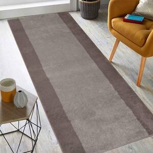 Scroll Border Series Gray 36 in. x 11 ft. Your Choice Length Stair Runner