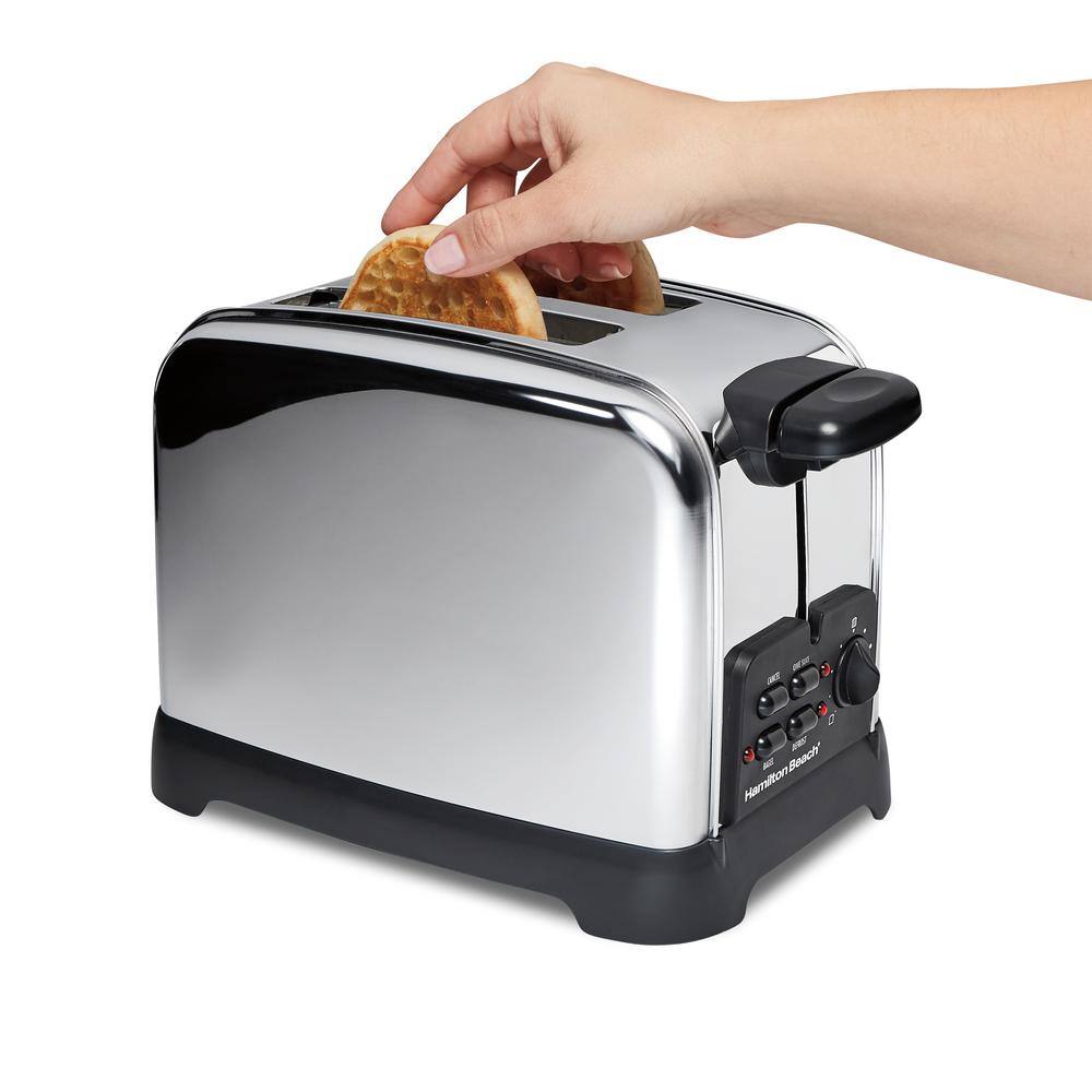 Hamilton Beach Stainless Steel 2-Slice Wide Slot Toaster
