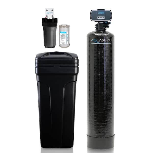 AQUASURE Harmony Series 64,000 Grain Electronic Metered Water Softener with Sediment and Carbon Pre-Filter