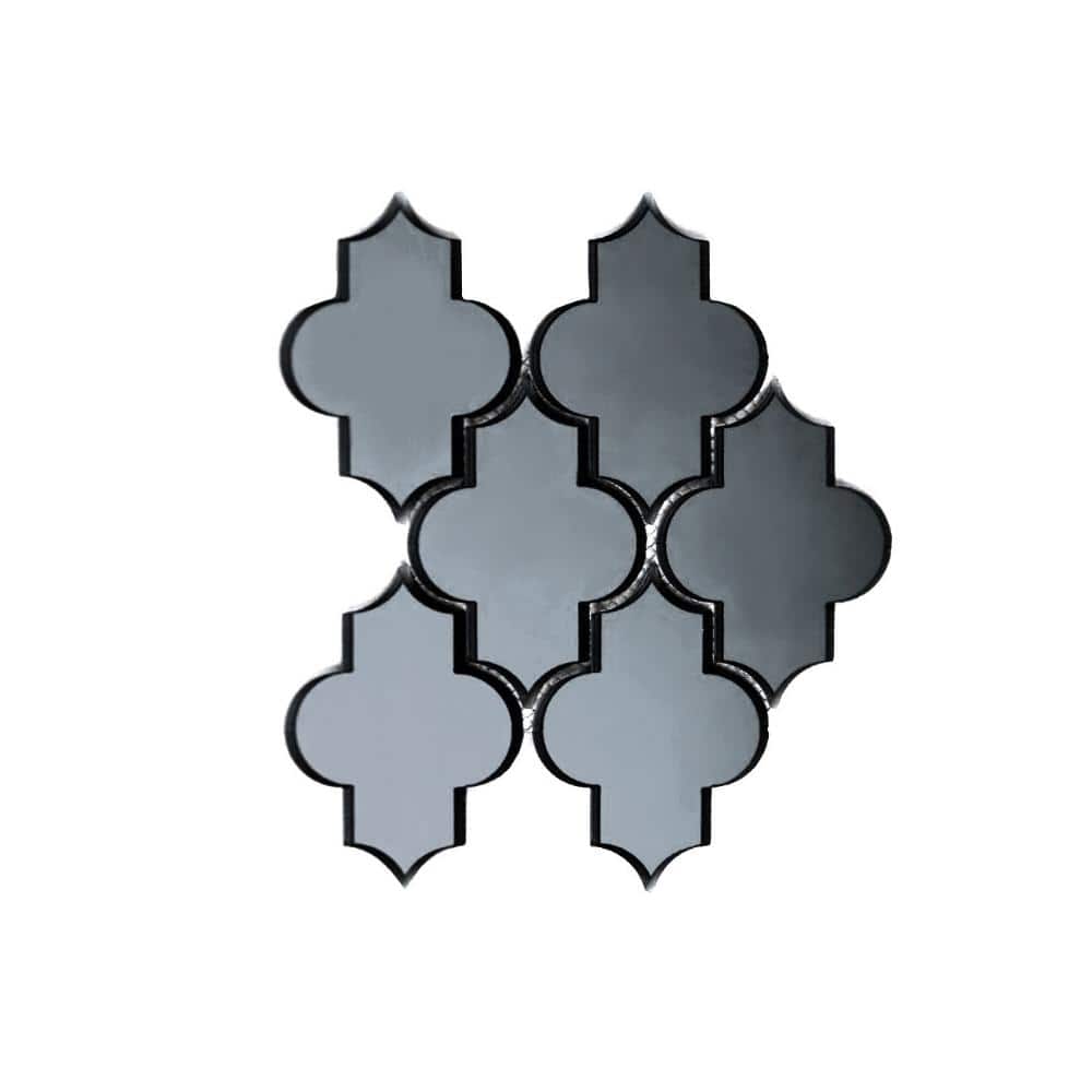 Reflections Blue Gray 10 in. x 11 in. Small Lantern Glass Mosaic Wall Tile (5.1 Sq. Ft./Case) price history on PriceWatchPro