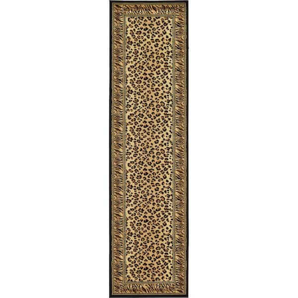 Leopard Print Runner Rug and Door Mat