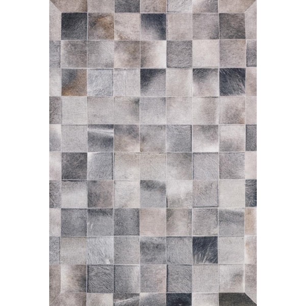 LOLOI II Maddox Charcoal/Grey 2 ft. 6 in. x 7 ft. 6 in. Contemporary 100% Polyester Runner Rug