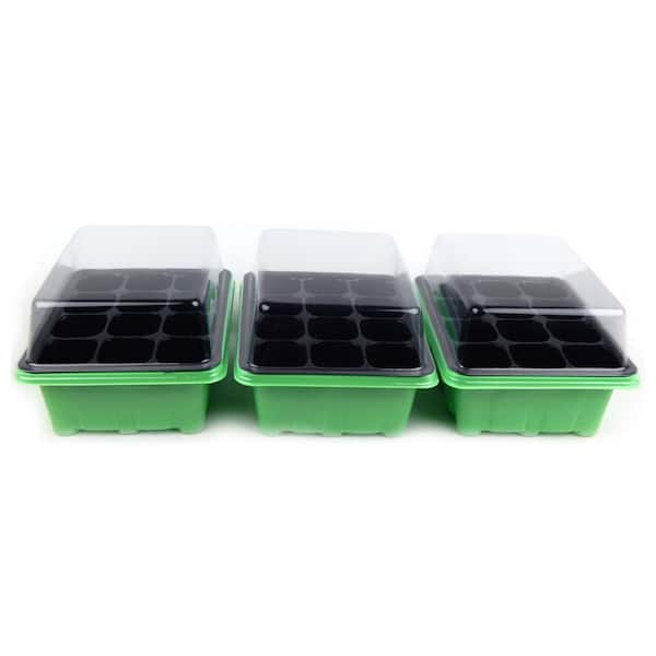 Wilmer Worm FL220GT6 Germination Tray and Dome 12 Plant (6 Pack)