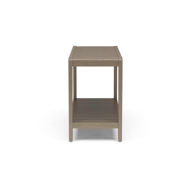 grey outdoor console table